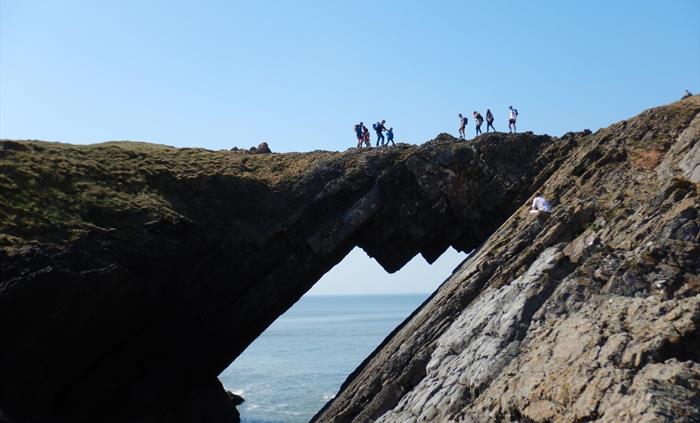 Make the crossing with us over the famous Devils Bridge of the worms head!
